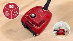 Bosch BGB38RD2 Serie 4 - Stofzuiger met zak - Rood — thumbnail 8