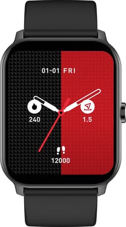 Belesy® KALMIA - Smartwatch Heren – Smartwatch Dames - Horloge – Stappenteller – Calorieën - Hartslag – Sporten - Je eigen foto als wijzerplaat - Kleurenscherm - Full Touch - Splitscreen– Silicone – Zwart - Moederdag — thumbnail 6