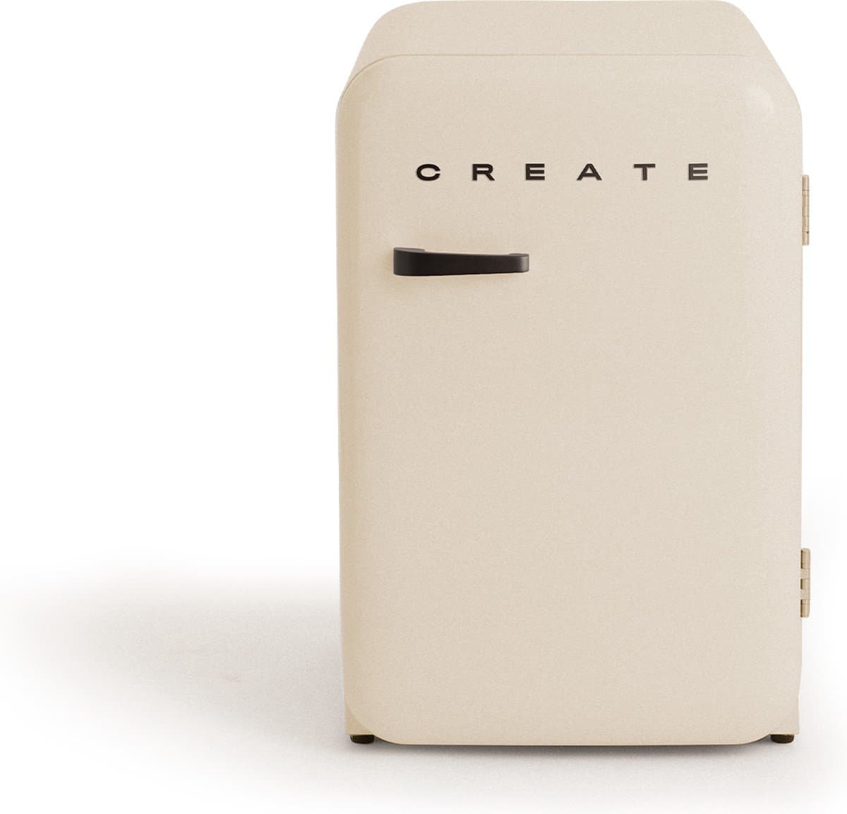 CREATE - Koelkast in retrostijl - Gebroken wit - Handvat Zwart - FRIDGE RETRO 107L — afbeelding 1