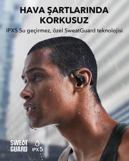 Soundcore AeroFit Pro by Anker - draadloze open oordoppen, supercomfortabel, stevige pasvorm, ergonomisch ontwerp, rijk geluid met LDAC, Bluetooth 5.3, IPX5-waterdicht, 46 u speeltijd, appbediening — thumbnail 8