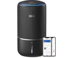 Philips PureProtect 3400 Series - Luchtreiniger en Bevochtiger - CADR 300m3/u - Ruimtes tot 78m2 - 3 Laags HEPA Filtratie - Air+ App - Ultrastil - Nachtlampje - Zwart - AC3421/13