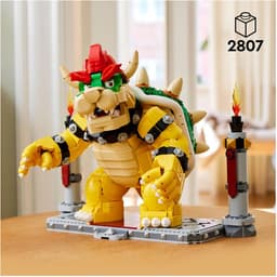 LEGO Super Mario De machtige Bowser, Bouwbaar 3D Model, Verzamelitem & Cadeau Idee - 71411 — thumbnail 8