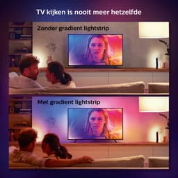 Philips Hue Play Gradient Lightstrip 75 inch - Televisie - Zwart - 20W - incl. Voeding en steunen — thumbnail 9