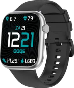 OOQE WATCH PRO 7 - Smartwatch Heren en Dames | Zwart / Zilver — thumbnail 1