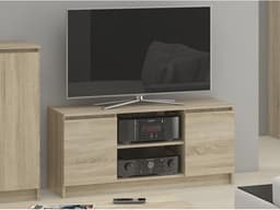 AKORD Furniture Factory OP0LRTVDAB001, Eiken, 2 schappen, Mat, 2 deur(en), 400 mm, 1200 mm — thumbnail 2
