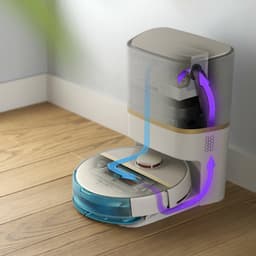 Philips HomeRun Aqua 7000 Series XU7100/02 - Robotstofzuiger met Dweilfunctie - Incl. Laadstation - Wit / Goud - App Connected — thumbnail 21
