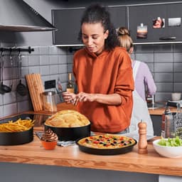 UNBOX Ronde Airfryer Accessoires - Geschikt voor Philips Airfryer 4,2L - Tomado - Princess - Inclusief Airfryer Siliconen Bakje & Nederlands E-Book — thumbnail 6
