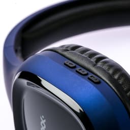 Grixx Bluetooth Koptelefoon On-Ear – Draadloos & Bedraad – Microfoon – 10 uur batterij – Lichtgewicht (150g) – Blauw — thumbnail 14