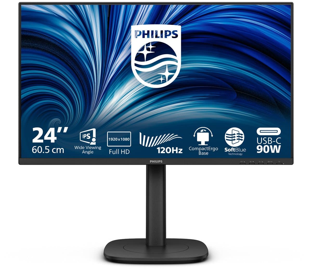 Philips 24b2u3301/00 23.8´´ Full Hd Ips Lcd 120hz Monitor Transparant One Size / EU Plug 220V — afbeelding 1