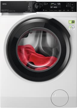 AEG Serie 9000 LR9W75490 wasmachine Voorlader 9 kg 1351 RPM Wit — thumbnail 1