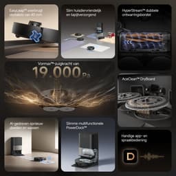 Dreame L40s Pro Ultra – Robotstofzuiger met Dweilfunctie - Automatisch Leegsysteem en Zelfreinigende Dweil - 19.000 Pa Zuigkracht - AI Navigatie - Smart Docking - Geschikt voor Huisdierharen — thumbnail 15