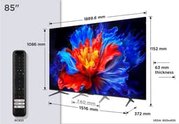 TCL 85P8K - 85 inch - 4K QLED - 2025 - Smart TV — thumbnail 11