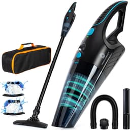 Innovixpro® Kruimeldief – Kruimeldief met steel – Nat&Droog – Handstofzuiger – 17000Pa ! – ExtremeZuigkracht – Kruimeldief snoerloos – Kruimelzuiger – Jouw ultieme schoonmaakpartner – Incl 2 filters – Autostofzuiger – Nat&droog – InclusiefReistas — thumbnail 1