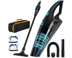 Innovixpro® Kruimeldief – Kruimeldief met steel – Nat&Droog – Handstofzuiger – 17000Pa ! – ExtremeZuigkracht – Kruimeldief snoerloos – Kruimelzuiger – Jouw ultieme schoonmaakpartner – Incl 2 filters – Autostofzuiger – Nat&droog – InclusiefReistas