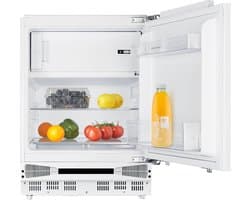 Inventum IKV0822D onderbouw koelkast 82 cm - Vriesvak - 111 liter - 2 plateaus - Deur op deur - Wit