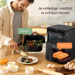 Cosori TurboTower – Dubbele Airfryer XXL – 10.8L – 2 Manden Apart Instelbaar – 7 Programma’s — thumbnail 4