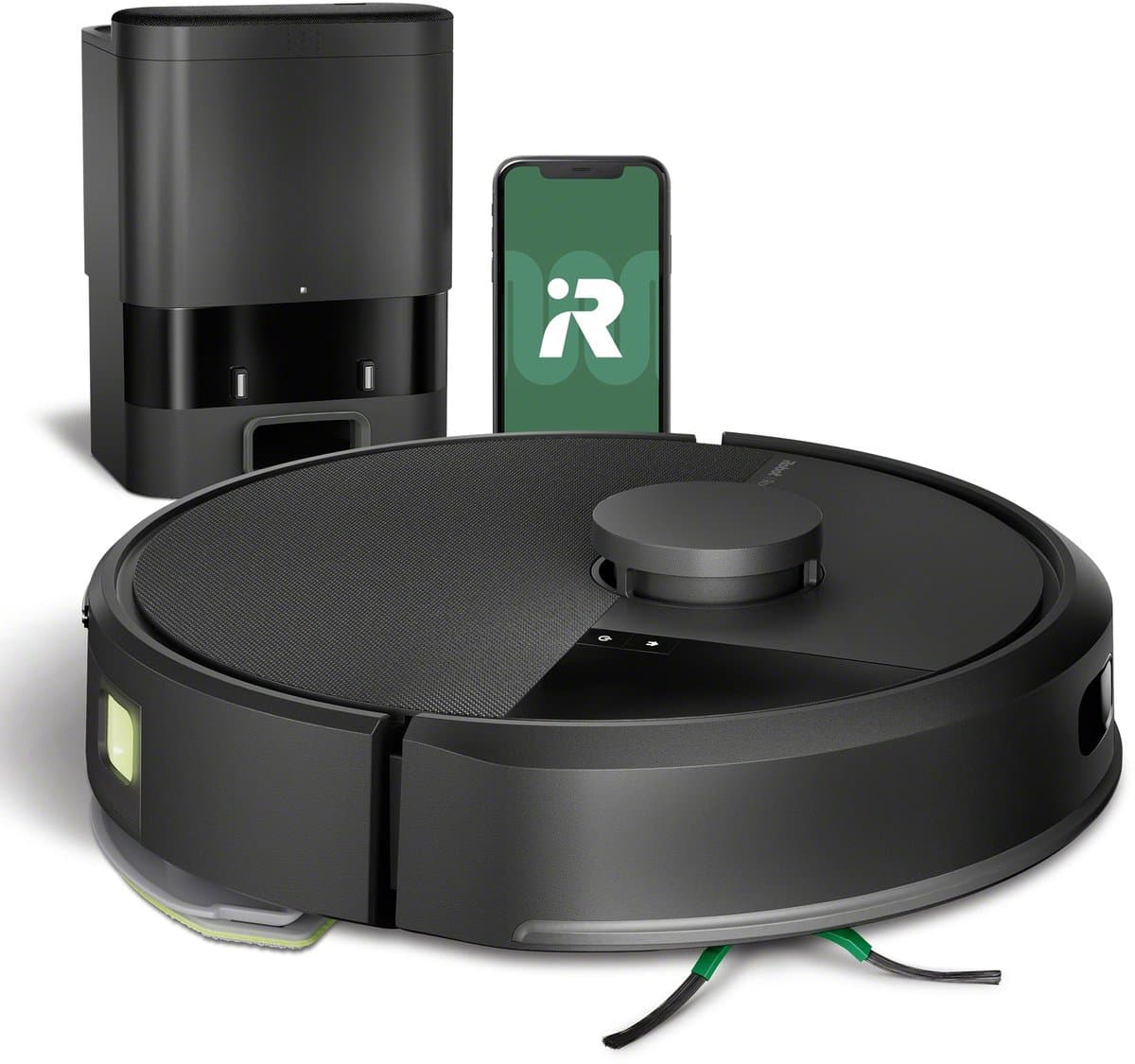 iRobot Roomba® 105 Combo + AutoEmpty Dock - Robotstofzuiger met Dweilfunctie - Zwart (Y3510) — afbeelding 1