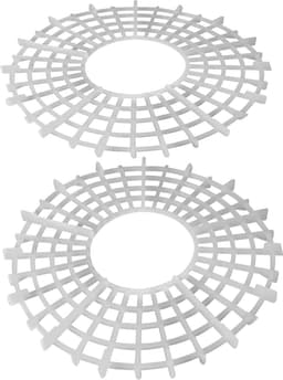 2x Dparts centrifuge matje - 23 cm - flexibele mat voor wasgoed in centrifuges - centrifugematje geschikt voor AEG en Thomas — thumbnail 1