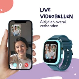 LEROYS - GPS Horloge Kind - Kinder Smartwatch - Android en iOS - Blauw - Incl. Simkaart — thumbnail 8