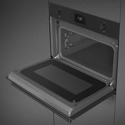 SMEG SO4301M1N - Combi-oven - 45 cm - Classici - Mat Zwart — thumbnail 3