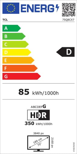 TCL 75Q8C - 75 inch - 4K MiniLED - 2025 - Smart TV — thumbnail 2