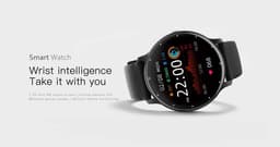 Knobbout 1.28 inch ultradunne smartwatch met gezond heidsmonitoring, sporttracking, muziekbediening, persoonlijke wijzerplaat, bluetooth bellen - - zwart staal+siliconen horlogeband — thumbnail 13