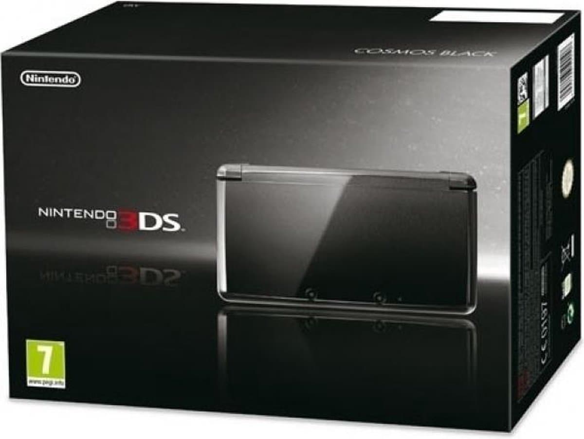 [Consoles] Nintendo 3DS Zwart Boxed — afbeelding 1