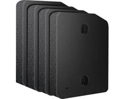 4 stuks droogfilters, voor Miele T1 wasdroger, wasdroger sokkelfilter, sponsfilter, filtermat voor een langere levensduur van de droger (207 mm x 157 mm x 30 mm)