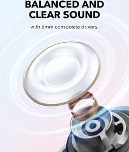 soundcore A30i by Anker, Noise Cancelling Earbuds, Lipstick Shaped Design, Small, Lightweight Comfort, Clear Sound, 24 Hours Playtime, IP54, Wireless Earbuds, Bluetooth 5.4 — thumbnail 5