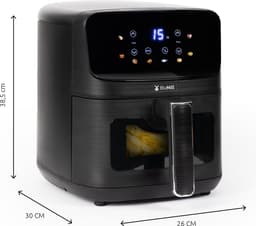 BluMill Airfryer – Heteluchtfriteuse met 8 Programma’s – 4,5 Liter – 1500W – Inclusief Crispplaat — thumbnail 11