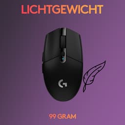 Logitech G305 Lightspeed - Draadloze Muis - Rechtshandig - Zwart — thumbnail 7