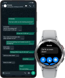Samsung Galaxy Watch4 Classic - Smartwatch heren en dames - 46mm - Silver — thumbnail 8