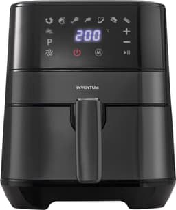Inventum GF350HLDB - Airfryer - Hetelucht friteuse - 3,5 liter - 8 automatische programma's - 80 tot 200 graden - 1500 watt - Zwart — thumbnail 1