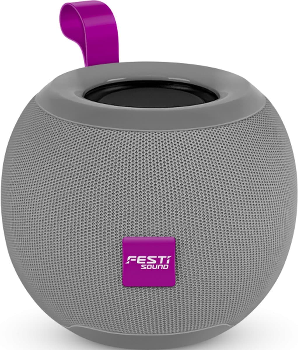 FESTIONE 5w Bluetooth speaker kleur Grijs | Bluetooth 5.0 | FM Radio | AUX | — afbeelding 1