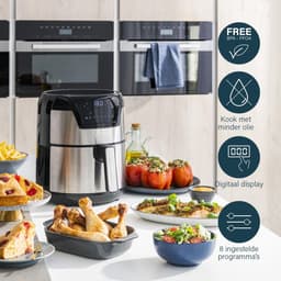 Princess Digitale Airfryer XXL 182026 - Heteluchtfriteuse - 4.5 liter - 8 voorgeprogrammeerde programma's - 1500 W - RVS — thumbnail 19