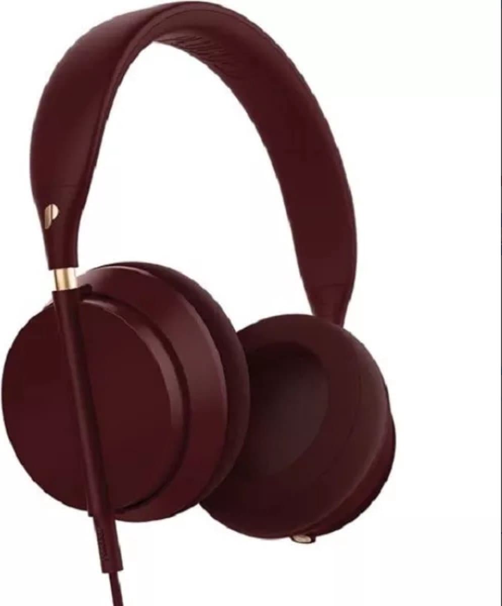Crown Plugged Over-ear Hoofdtelefoon wine/Rood- Bedrade Koptelefoon- Headset DB — afbeelding 1