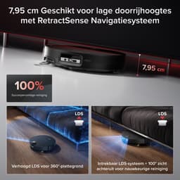 Roborock Saros 20 Sonic–Robotstofzuiger Met Dweilfunctie-VibraRise 5.0 dweilsysteem 4000 Trillingen/min-Digitale motor 36000 Pa&dubbel antiklitsysteem-AdaptiLift Chassis 3.0-Reactieve AI 3.0 obstakelherkenning-Pakt moeiteloos dikke tapijten aan,Zwart — thumbnail 6