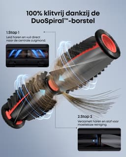 eufy Nieuw 2026 Robotstofzuiger met Dweil C28 Omni, HydroJet-zelfreinigende Dweilrol, Upgrade van X10 Pro, 15.000 Pa Zuigkracht, Alles-in-één Station, Automatisch Dweilen en Drogen, AI-obstakeldetectie — thumbnail 3
