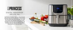 Princess Digitale Airfryer Deluxe XXL 182060 – Heteluchtfriteuse - 5.5 liter - 8 voorgeprogrammeerde programma’s - Inclusief airfryer mandje - RVS — thumbnail 16