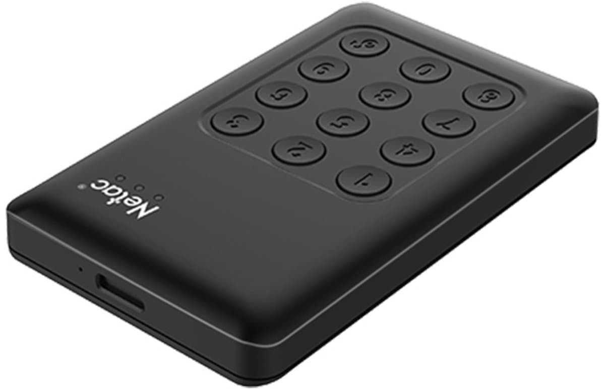 Netac K390 1TB External Hard Disk Black — afbeelding 1
