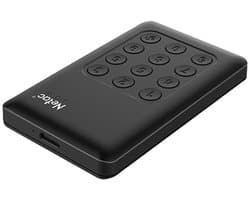Netac K390 1TB External Hard Disk Black
