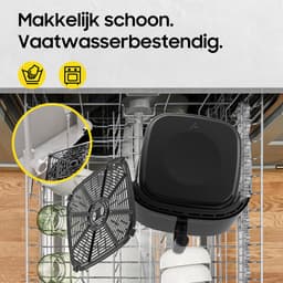 Dewelling XXL Heteluchtfriteuse 9L AF80D10W – 2350W Airfryer met Kijkvenster – 360° Heteluchtcirculatie – 40–200°C — thumbnail 6