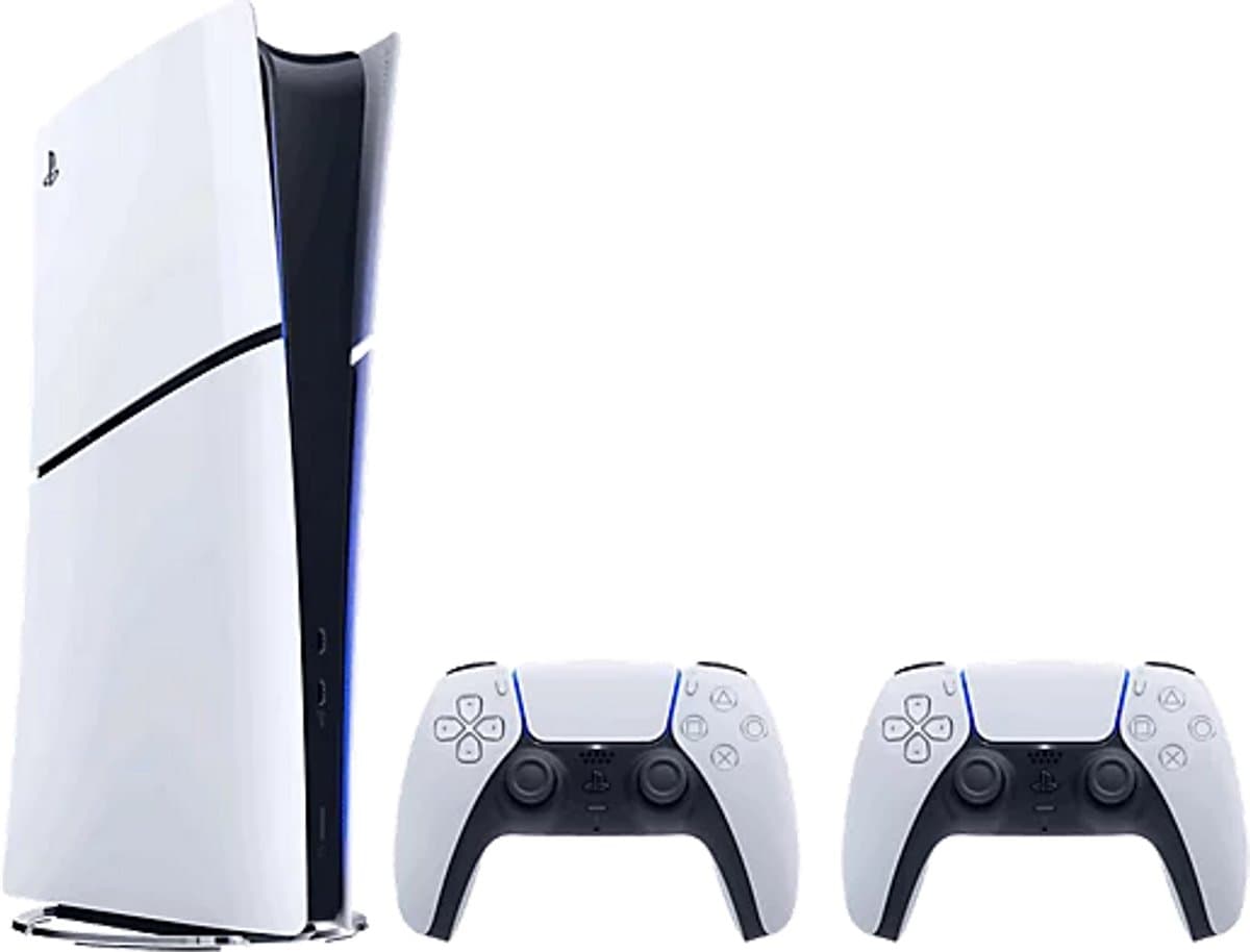 PlayStation 5 Digital Edition - Slim - Bundel met 2 Dualsense Draadloze Controllers — afbeelding 1