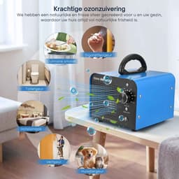 Ozongenerator 60000 mg/h – Industriële Ozon Luchtreiniger en Geurverwijderaar – Voor Auto, Kamer en Huis – Timerfunctie – Draagbaar — thumbnail 5