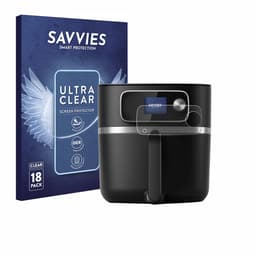 Savvies - Screenprotector voor Philips Airfryer HD9880/90 - Folie Beschermfolie transparant 18 Stuks — thumbnail 1