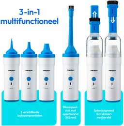 MEDION handstofzuiger (oplaadbare accu, snoerloos, 3-in-1 stofzuiger, luchtpomp- en blaasfunctie, krachtige 5 kPA zuigkracht, stofreservoir, USB-C, MD19877) — thumbnail 10