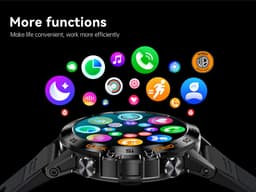 WizBay Premium Select® Sport Smartwatch - 1,39 Inch IPS Scherm - Bluetooth Bellen - Hartslag Bloeddruk Zuurstof - 100+ Sportstanden - 400mAh - Zwart — thumbnail 14