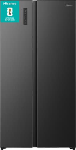 Hisense RS3P558NEFD - Amerikaanse koelkast - No-Frost - 178 cm hoog - 544 liter - Energielabel D - Invriesvermogen 12 kg/24u - Geluidsniveau 37 dB - LED Display - SuperCool - FastFreeze - Deuralarm - Inverter Compressor - Multi Airflow — thumbnail 1