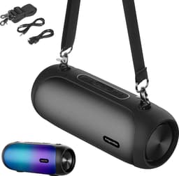Krüger & Matz Street XL Draadloze Draagbare Bluetooth Speaker Met FM Radio - RGB Verlichting - TWS Functie - Waterdicht - 30W - Zwart — thumbnail 19