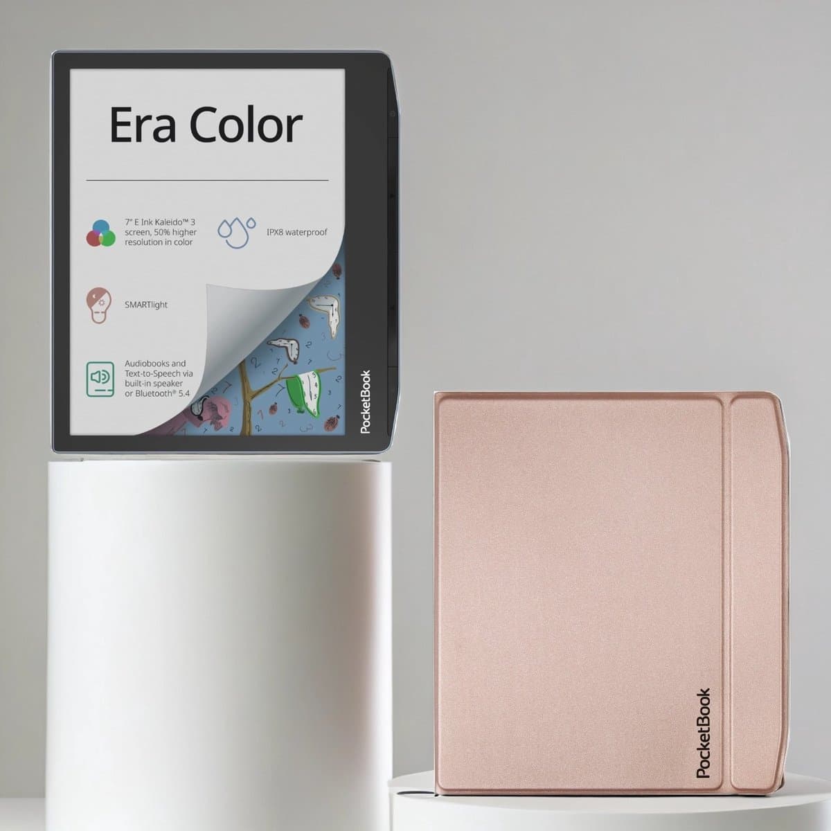 PocketBook Era Color + Beige Hoesje - Flip Cover - Voordeelbundel — afbeelding 1